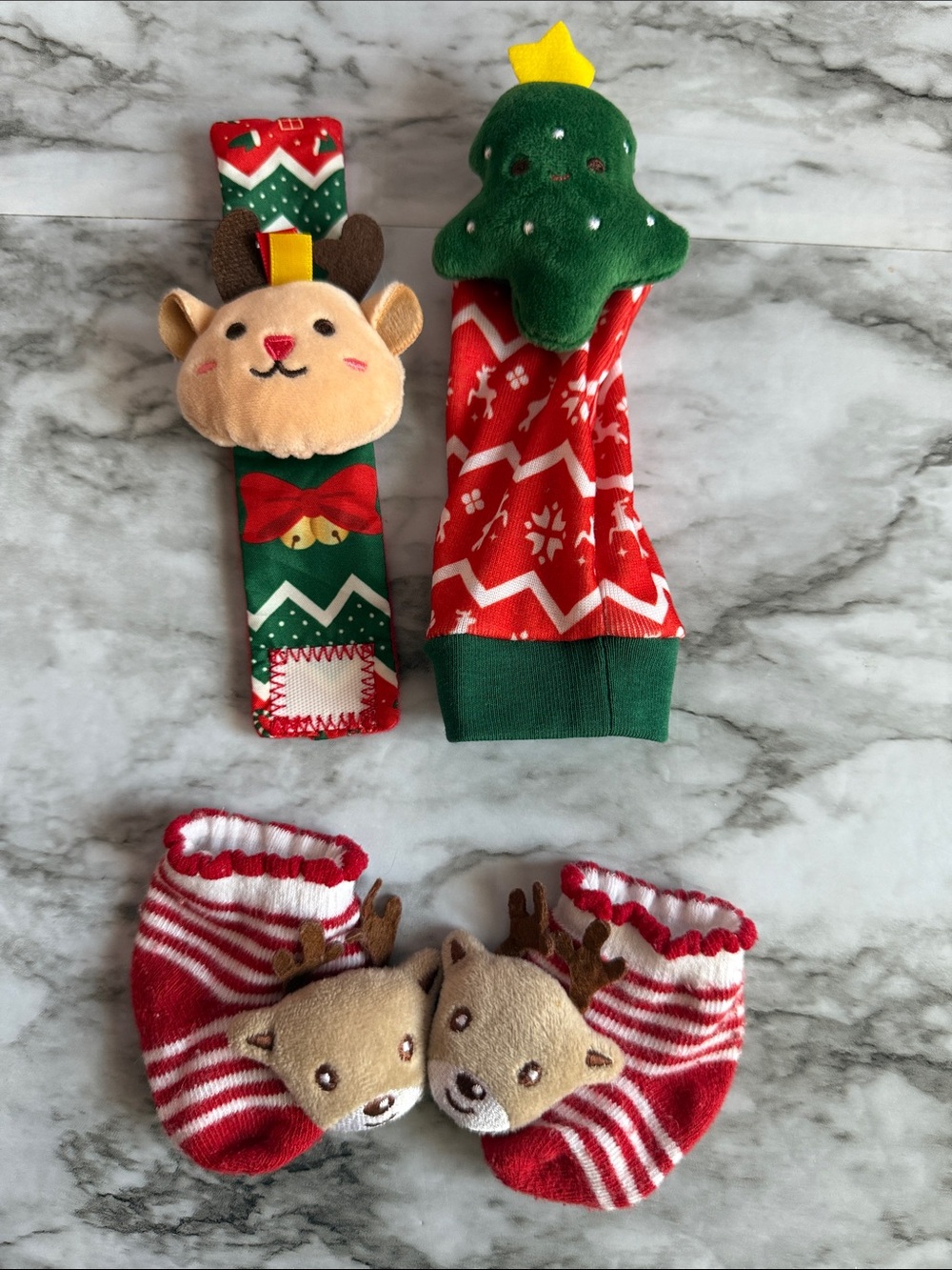 Newborn Christmas Rattle Accessories